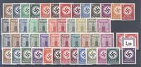 Deutschland vor 1945 Dt. Reich Dienst Michel Nummer 132-77, Freimarken 1934-44 **/* -