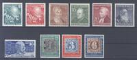 Deutschland ab 1945 Bund, ** Posten besserer Werte und Sätze aus 1949-53 -