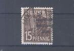 Deutschland ab 1945 SBZ Michel Nummer 187b, 15 Pfg, Freimarke 1948 gestempelt, gp. BPP -