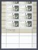 Deutschland ab 1945 Bund Mendelssohn 1997 verschnittenen Kleinbogen ** -