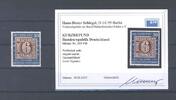 Deutschland ab 1945 Bund Michel Nummer 115 VII, 30 Pfg. 1949 ungebraucht *, Befund BPP -