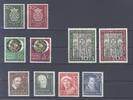 Deutschland ab 1945 Bund, ** Posten aus 1950-51 auf Steckkarte -