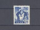 Deutschland ab 1945 Saarland Michel Nummer 213 ZG, 16 Pfg. Druck auf Gummmseite ** -