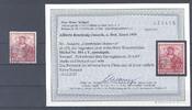 Deutschland ab 1945 Bizone Michel Nummer 104y, Exportmesse 1949 gestempelt, Befund BPP -