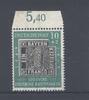Deutschland ab 1945 Bund Michel Nummer 113 IV, 10 Pfg. Plattenfehler IV gestempelt, gp. BPP -