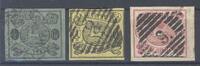 Deutschland vor 1945 Braunschweig Michel Nummer 10-12, Freimarken 1861-65 gestempelt -
