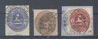 Deutschland vor 1945 Braunschweig Michel Nummer 18-20 aus Freimarken 1865 gestempelt -