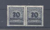 Deutschland vor 1945 Dt. Reich Michel Nummer 335 Wb, 10 Mrd. 1923 ** Paar, geprüft BPP -