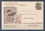 Deutschland vor 1945 Dt. Bes. 1. WK Stadtpost Warschau, Firmenkarte 2 Gr. ZuF aus Leipzig -