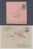 Deutschland vor 1945 Dt. Bes. 1. WK Stadtpost Warschau, 2 interessante Belege als Posten -