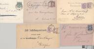 Deutschland vor 1945 Dt. Reich, 5 verschiedene interessante Belege als Posten -