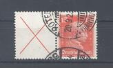 Deutschland vor 1945 Dt. Reich Zusammendruck Mi.Nr. W 23, 15 Pfg. Kant 1926 gestempelt -