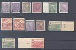 Deutschland ab 1945 SBZ, ** Posten aus Michel Nummer 66-86 auf Steckkarte, geprüft BPP -