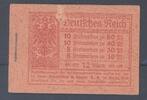 Deutschland vor 1945 Dt. Reich, Markenheftchen Michel Nummer 15 A, Germania 1921 ** -