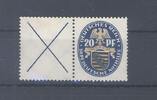 Deutschland vor 1945 Dt. Reich Zusammendruck W 20.1, 20 Pfg. Nothilfe 1925 ungebraucht * -