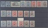Deutschland vor 1945 Memel Michel Nummer 121-34 aus Freimarken 1923 ** -