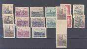 Deutschland vor 1945 Dt. Bes. 2. WK Estland, **/gestempelter Posten mit Zwischensteg -