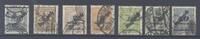Deutschland vor 1945 Dt. Reich Dienst Michel 82-88 aus Freimarken 1923 gestempelt gp. Infla -