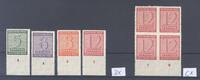Deutschland ab 1945 SBZ, ** Posten aus Sachsen Postmeistertrennungen, geprüft BPP -