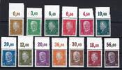 Deutschland vor 1945  C) DR Mi 410-422 P OR ** ungefaltet in guter Quali... 415.12 US$  +  5.77 US$ shipping