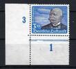 Deutschland vor 1945  C) DR Mi 539 y ** waag. Riffelung, Eckrand UL, 2. ... 57.16 US$  +  5.77 US$ shipping