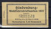 Deutschland vor 1945  C) DR MH 24.a A **, ME 350&euro;  80.25 US$  +  5.77 US$ shipping
