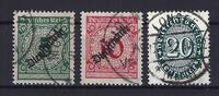 Deutschland vor 1945  C) DR Dienst Mi 100 b &deg;, 101 F &deg;, 119 Y &deg;, je gepr... 74.48 US$  +  5.77 US$ shipping