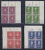 Deutschland ab 1945  C) BRD Mi 117-120 ** 4er Block-Satz Eckrand OR, ME ... 172.63 US$  +  5.77 US$ shipping