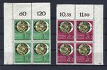 Deutschland ab 1945  C) BRD Mi 141-142 ** 4er Block-Satz Eckrand OR, ME ... 137.99 US$  +  5.77 US$ shipping