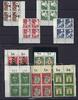 Deutschland ab 1945  C) BRD postfrische Zusaamenstellung 4er-Block, mit ... 225.75 US$  +  5.77 US$ shipping