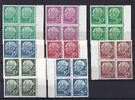Deutschland ab 1945  C) BRD Heuss Lumosatz komplett 8 Werte im 4er-Block... 68.71 US$  +  5.77 US$ shipping