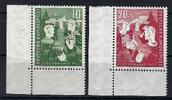 Deutschland ab 1945  A) Bund Mi 153-154 ** Ecke UL ungefaltet  89.65 元  ＋  38.98 元 运费