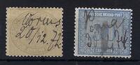 Deutschland vor 1945  C) DR Mi 12-13 mit Federzugentwertung, Mi 13 gepr.... 1,321.39 元  ＋  38.98 元 运费