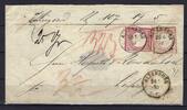 Deutschland vor 1945 C) DR Mi 21 als MiF auf Wertbrief von Altenburg n. Leipzig, ME 280€ -