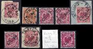 Deutschland vor 1945 C) Kiautschou Lot Vorläufer / Mitläufer ° / ∆, meist geprüft -
