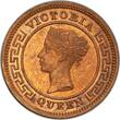 Ceylon 1/4C 1898 PCGS MS63RB