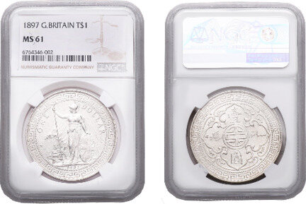 G.BRITAIN T$1 1897 Great Britain Victoria NGC MS 61 | MA-Shops