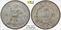 French Indo China Piastre 1921-H Lec-297 -