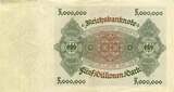 Deutschland 5 Millonen Mark 1923 aEF