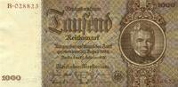 1000 Mark 22. 2. 1936 DR Udr.-Bst. E Erh. I