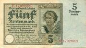 5 Rentenmark 15.Oktober 1923 Weimar  II