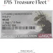 Mexique  Coin - Mexico - Philippe V - Gold cob 1 escudo (1714) J - Error Legend - NGC MS 65 Shipwreck - 1715 Fleet Shipwreck BU