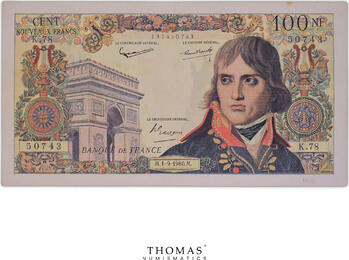 Faux billet Bojarski Banknote - France Fake - 100 Nouveaux Francs Napoléon Bonaparte - Counterfeiter