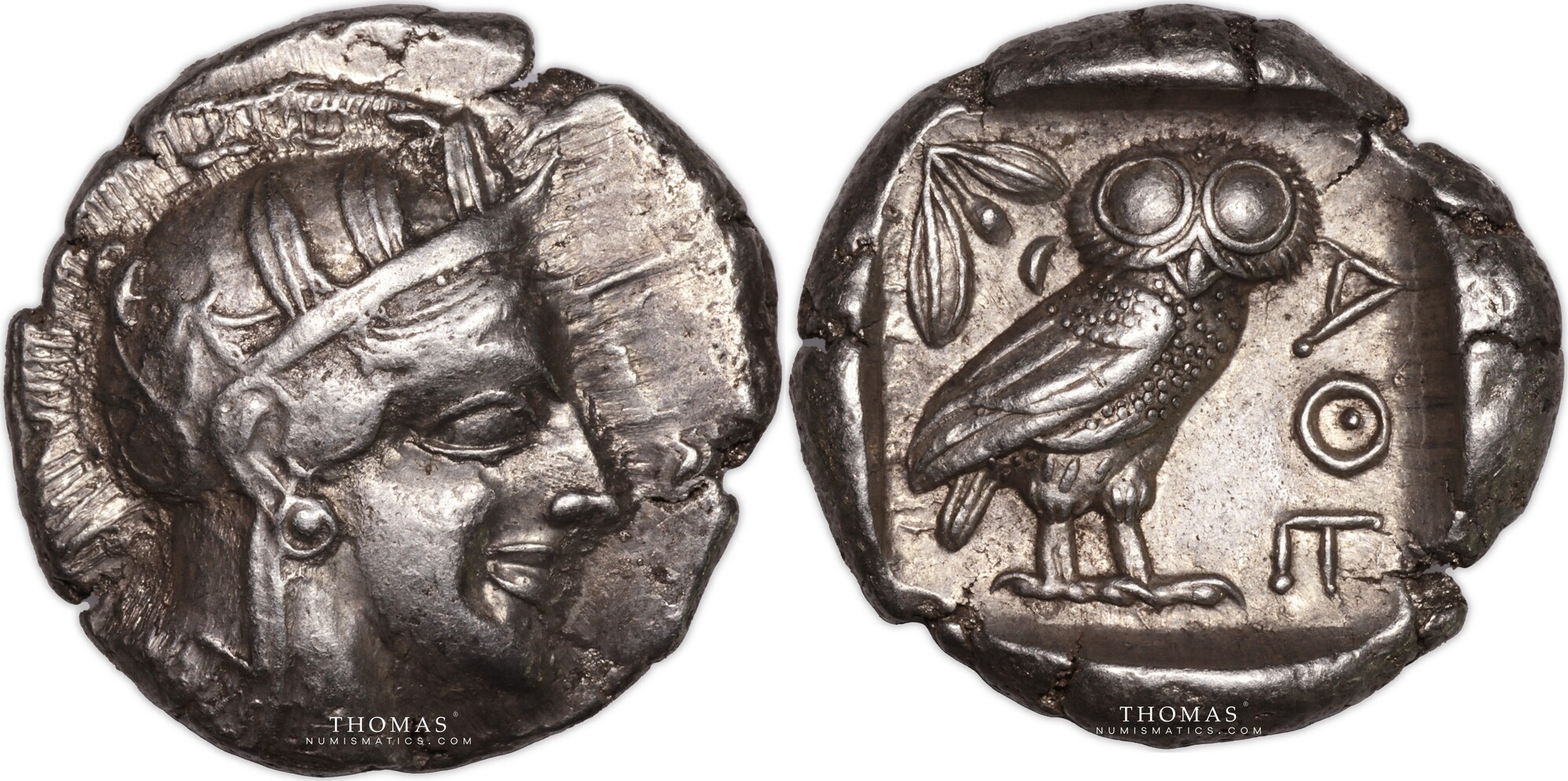 Grecque Tetradrachme 454-404 avant J.C. Coin - Greek Attica