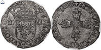 France Quart d'écu Coin - France Louis XIV Quart d'écu Silver - 1646-5 G Poitiers -