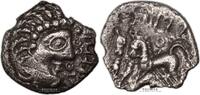 Gauloise Denier Coin - Suessiones - Denier au bige - Villeneuve-Saint-Germain - Gallic -