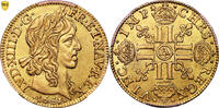 Coin France - Louis XIII - Gold - Louis d'or à la mèche longue - 1641 A Paris SUP / PCGS AU 58