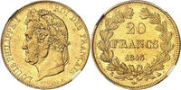 France 20 Francs Coin France - Louis Philippe I - Gold - 20 francs or - 1845 A Paris - NGC AU 55 - 939 examples -
