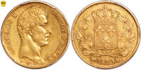 France 40 francs Coin France - Charles X - Gold - 40 Francs or - 1830 - MA Marseille - PCGS AU 53 - 1020 examples -