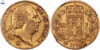 France 20 Francs 1824 Coin- France Louis XVIII - Gold - 20 Francs or 182... 4,050.41 US$  +  69.44 US$ shipping